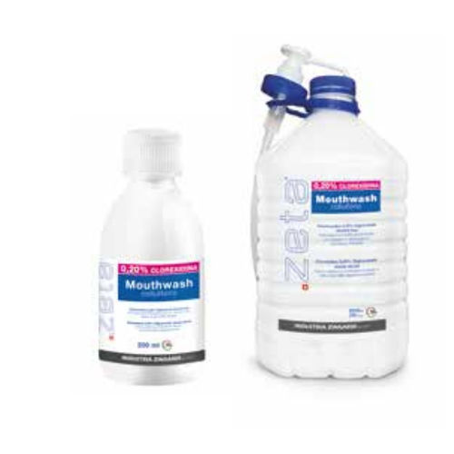 Materiale odontoiatrico a base di clorexidina - ZETA-MOUTHWASH - INDUSTRIA ZINGARDI SRL   - per profilassi dentale / liquido