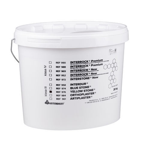 Materiale odontoiatrico in gesso - YELLOW Tip III - Interdent - per ricostruzione dentale / in polvere