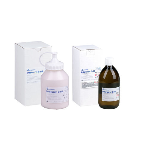 Materiale odontoiatrico in acrilico - INTERACRYL COLD - Interdent - per ricostruzione dentale / in polvere / liquido