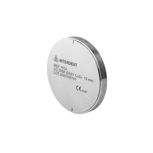 Materiale odontoiatrico CoCr - CC Disk EASY  - Interdent - per ricostruzione dentale / CAD CAM / di fresatura