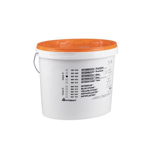Materiale odontoiatrico in gesso - INTERROCK TIP IV - Interdent - per ricostruzione dentale / CAD CAM / per laboratorio odontotecnico