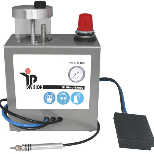 Sabbiatrice pneumatica - IP Sandy Micro - IP Division (IP Dent) Technische Produkte GmbH - 1 serbatoio / di precisione / mobile