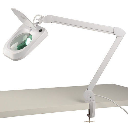 Lampada per laboratorio dentale - IP Division (IP Dent) Technische Produkte GmbH - a lampada fluorescente / con lente d'ingrandimento