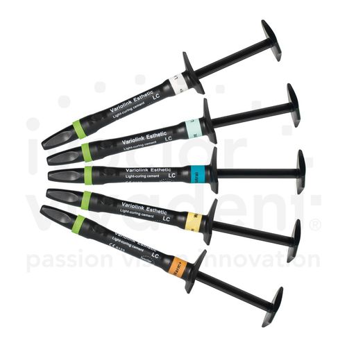 Adesivo dentale per ricostruzione dentale - Variolink Esthetic - Ivoclar Vivadent - in resina / per ceramica / fotopolimerizzable
