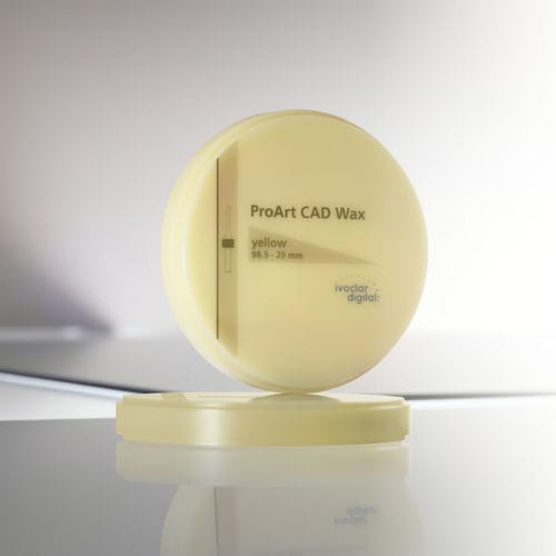 Materiale odontoiatrico in ceramica - ProArt CAD® - Ivoclar Vivadent - cera / CAD CAM