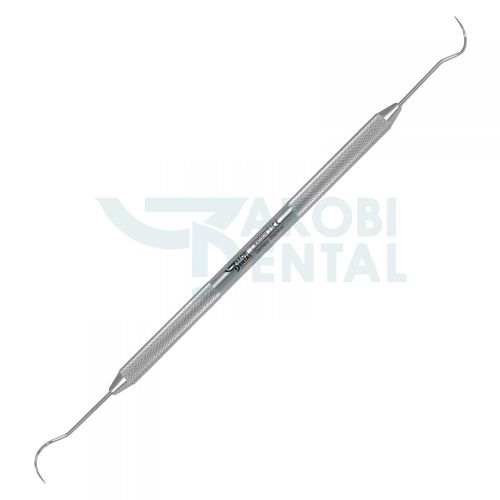 Sonda odontoiatrica diagnostica - EXD3CH - Jakobi Dental GmbH - doppia / in acciaio inossidabile / a manica standard
