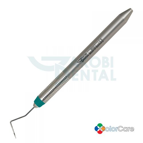 Sonda parodontale - WHO7 - Jakobi Dental GmbH - sferica / con codice colore / manica ColorCare