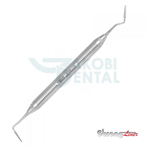 Lima paradontale Sugarman - FS1/2S6 - Jakobi Dental GmbH - in acciaio inossidabile / Manica StrongLiner / mesio-distale