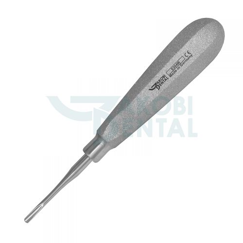 Elevatore odontoiatrico dritto - E304W - Jakobi Dental GmbH - in acciaio inossidabile / manico antiscivolo / di Seldin