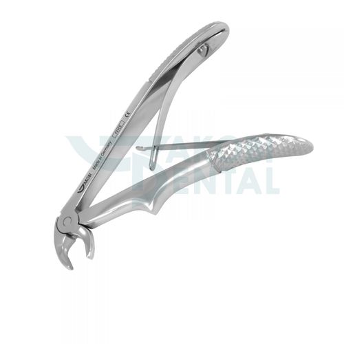 Pinza per estrazione denti pediatrica - FX1CE - Jakobi Dental GmbH - per canini / per incisivi inferiori / tipo inglese