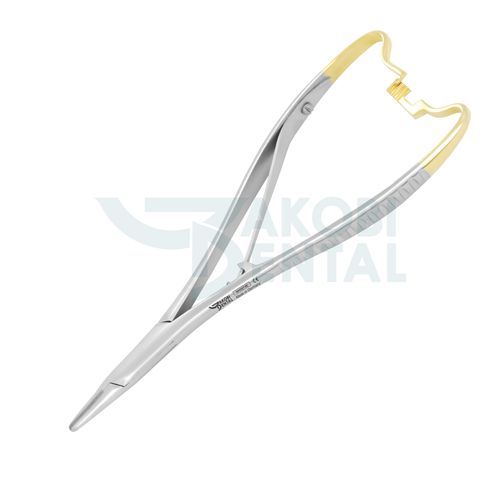 Porta-aghi per chirurgia odontoiatrica - NH5074E - Jakobi Dental GmbH - di Mathiue-Kocher / in carburo di tungsteno / in acciaio inossidabile