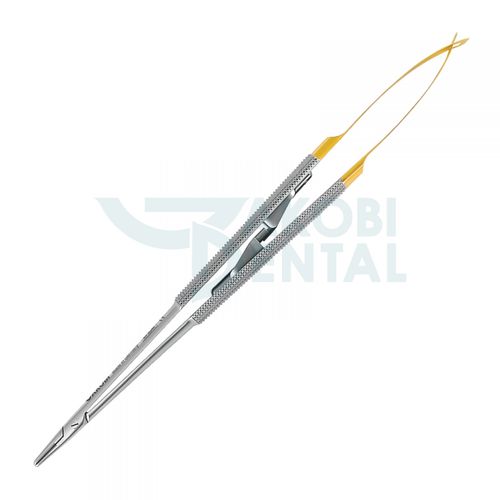 Porta-aghi per chirurgia odontoiatrica - NH5024R - Jakobi Dental GmbH - di Castroviejo / in carburo di tungsteno / in acciaio inossidabile