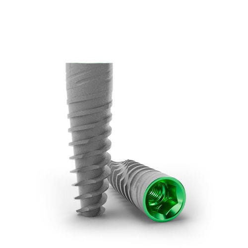 Impianto dentale conico - JDEvolution Plus - JDENTALCARE SRL   - in titanio / ad esagono interno / dritto