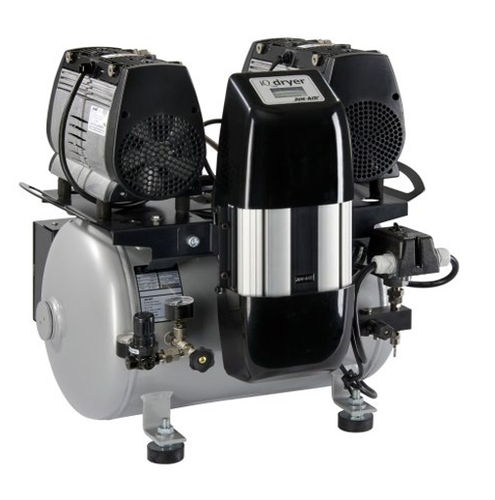Compressore per odontoiatria - 2xOF302-40BQ2	 - JUN-AIR International A/S   - a pistone / 1 postazione / con essiccatore d'aria