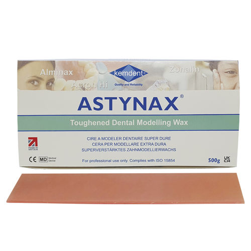 Materiale odontoiatrico cera - ASTYNAX - KEMDENT ASSOCIATED DENTAL PRODUCTS LTD   - per laboratorio odontotecnico / di modelizzazione
