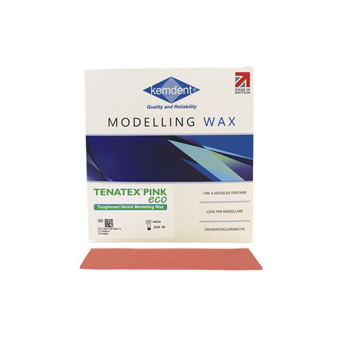 Materiale odontoiatrico cera - TENATEX PINK ECO - KEMDENT ASSOCIATED DENTAL PRODUCTS LTD   - per laboratorio odontotecnico / di modelizzazione