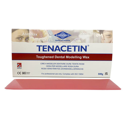 Materiale odontoiatrico cera - Tenacetin - KEMDENT ASSOCIATED DENTAL PRODUCTS LTD   - di modelizzazione