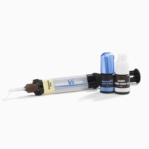 Adesivo dentale per ricostruzione dentale - PANAVIA™ V5  - Kuraray Noritake Dental - in resina / per ceramica / per metallo