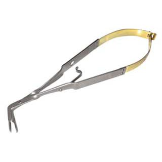 Pinza per corone dentali - 75-SP/L - Laschal Surgical, Inc.   - per rimozione di bande ortodontiche / curva