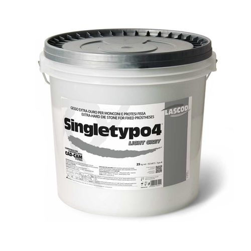 Materiale odontoiatrico in pietra - Singletypo4 light grey - LASCOD S.p.A.   - per portaimpronte / in polvere