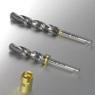 Fresa per implantologia dentale - LEONE S.p.a.   - DLC / in gesso
