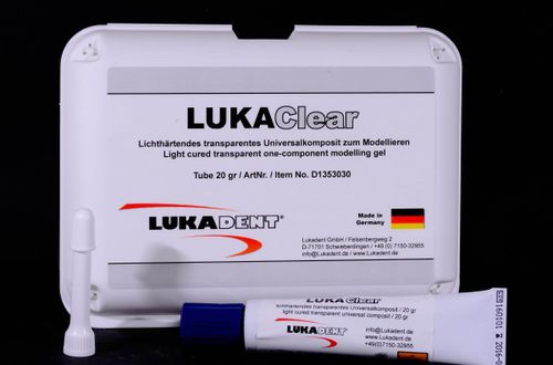 Materiale odontoiatrico di modelizzazione - D1353030 - LUKADENT - in gel / trasparente / fotopolimerizzable