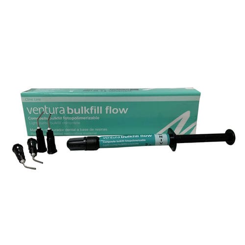 Materiale odontoiatrico in composito fluido - ventura bulkfill flow - MADESPA S.A.   - in composito ibrido / per ricostruzione dentale / per otturazione canalare