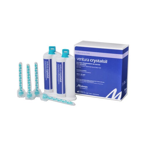 Materiale odontoiatrico in silicone - ventura crystalsil fast - MADESPA S.A.   - per ricostruzione dentale / trasparente