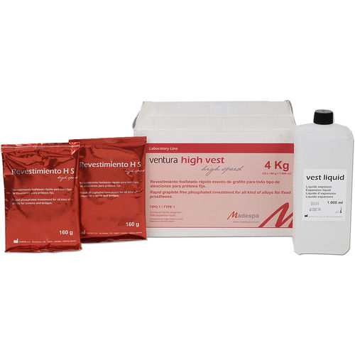 Materiale odontoiatrico per laboratorio odontotecnico - ventura high vest  - MADESPA S.A.   - per protesi dentarie / da colata