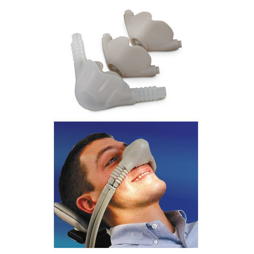 Maschera di ventilazione nasale - 5054A  - Porter Instrument - in silicone / in gomma