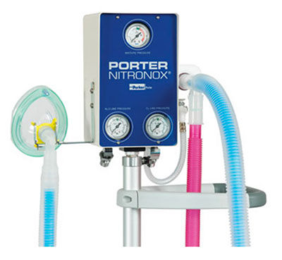Flussometro di ossigeno - Nitronox™ - Porter Instrument - di protossido di azoto / per ospedali / per sedazione