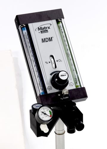 Flussometro doppio - MDM  - Porter Instrument - di ossigeno / di protossido di azoto / per ospedali