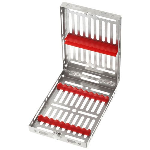 Vassoio di sterilizzazione per strumenti odontoiatrici - GAMMAFIX  doi  - MEDESY s.r.l.   - in acciaio inossidabile