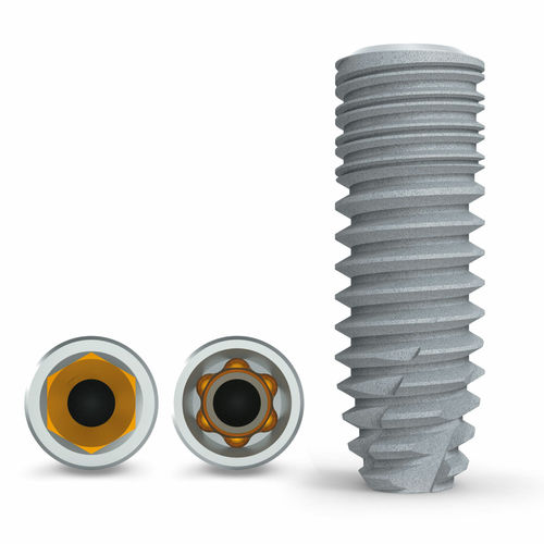 Impianto dentale conico - BoneTrust® hex cone - Medical Instinct Deutschland - in titanio / ad esagono interno / dritto