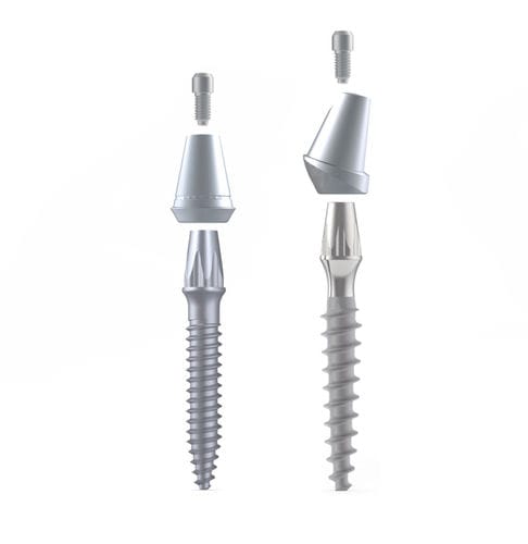 Miniimpianto conico - BoneTrust® mini - Medical Instinct Deutschland - in titanio / esterno / dritto