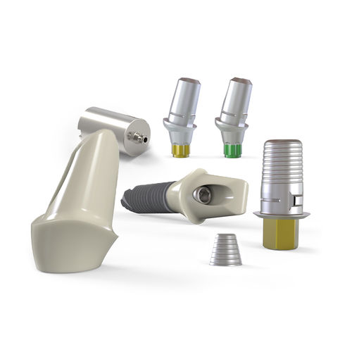 Pilastro dentale per impianto in titanio - BoneTrust®  - Medical Instinct Deutschland - ad esagono interno / dritto / angolare
