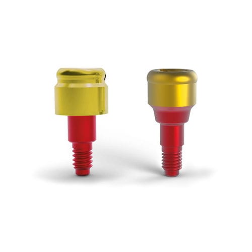 Pilastro dentale per impianto in titanio - Lucky Lock - Medical Instinct Deutschland - interno / dritto / a vite