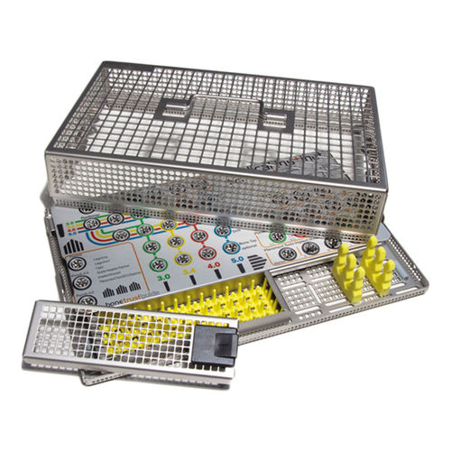 Vassoio di sterilizzazione per strumenti - BoneTrust®  - Medical Instinct Deutschland - in acciaio inossidabile