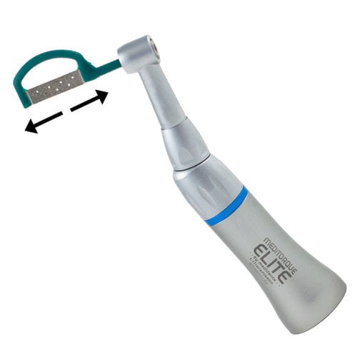 Contrangolo per ricostruzione dentale - Interprox Elite - Medidenta - per ortodonzia / riduttore