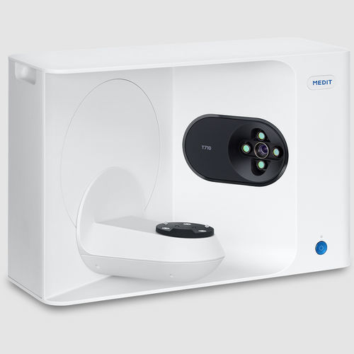 Scanner 3D per laboratorio odontotecnico - Medit T-Series - Medit   - da banco / a LED blu / STL