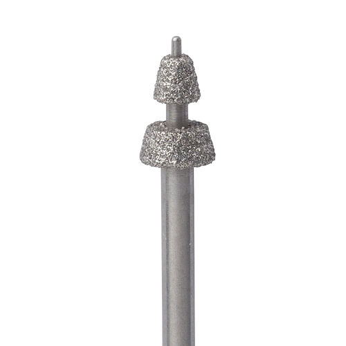 Fresa per laboratorio dentale - 511W - Meisinger - in diamante / in acciaio inossidabile / in gesso