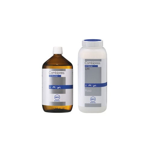 Materiale odontoiatrico in acrilico - Combipress N/LM - Merz Dental GmbH   - ibrido / da colata / per protesi dentarie
