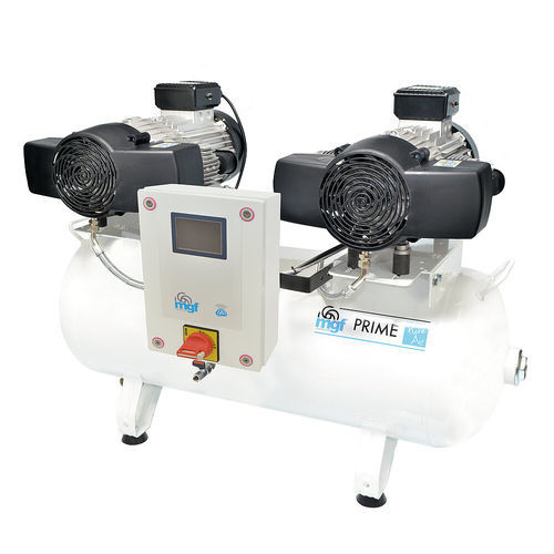 Compressore d'aria medico - 100/30 TANDEM PRIME S IOT  - MGF Compressors - senza olio