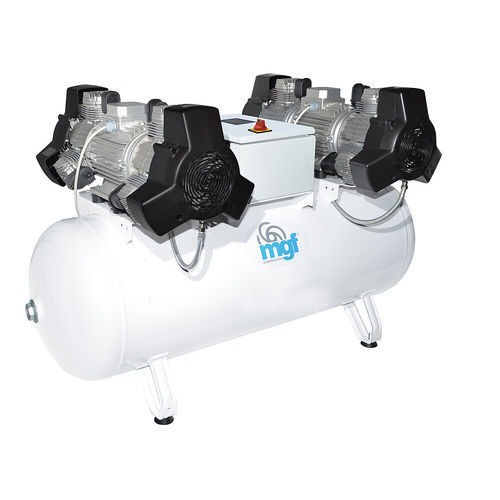 Compressore d'aria medico - 270/100 TANDEM PRIME S IOT  - MGF Compressors - a secco