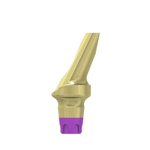 Pilastro dentale per impianto in titanio - CS-AT252 - MIS Implants Technologies Ltd.   - conico / angolare / cementato