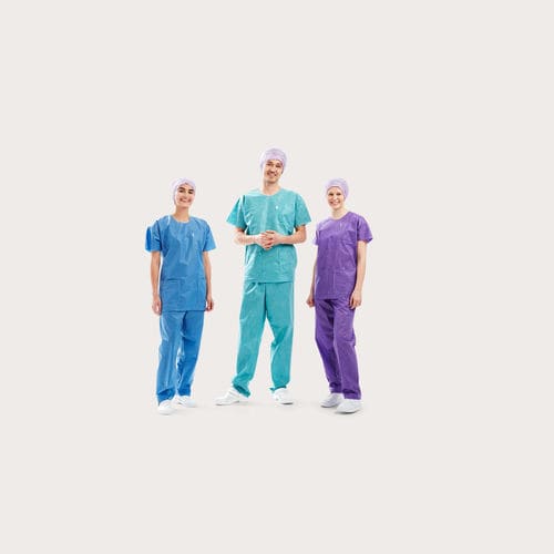 Completo medico pantalone-casacca unisex - BARRIER® - basic - Mölnlycke Health Care - in polipropilene / in cotone / monouso