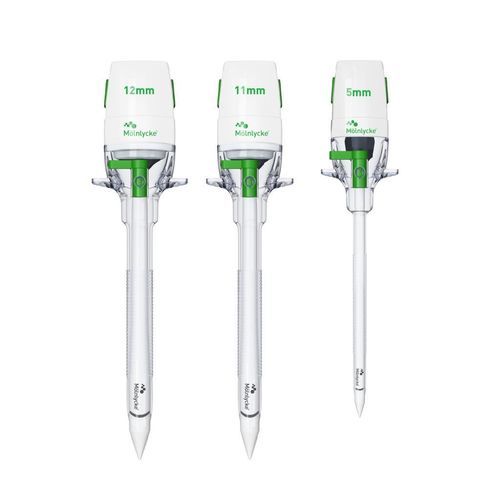 Trocar per laparascopia - 899308-02 - Mölnlycke Health Care - con punta arrotondata / senza lama / con connettore per insufflazione