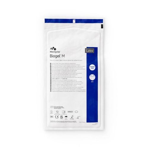 Guanto in lattice - Biogel® M - Mölnlycke Health Care - per chirurgia / senza polvere / sterile