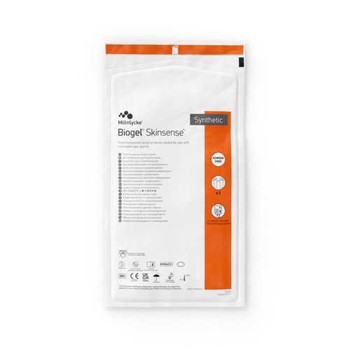 Guanto senza lattice - Biogel® Skinsense® - Mölnlycke Health Care - in cloroprene / per chirurgia / senza polvere