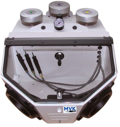 Sabbiatrice manuale - SG-3 - MVK-line - 3 serbatoi / di precisione